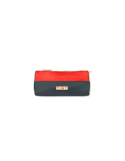 Color Block Pencil Case Multi
