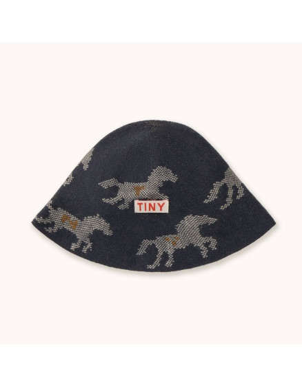 Horses Bucket Hat Ink Blue – 8-14Y
