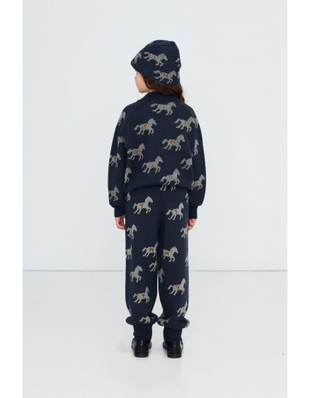 Horses Bucket Hat Ink Blue 4
