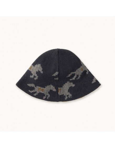 Horses Bucket Hat Ink Blue 2