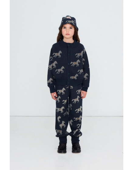 Horses Bucket Hat Ink Blue 3