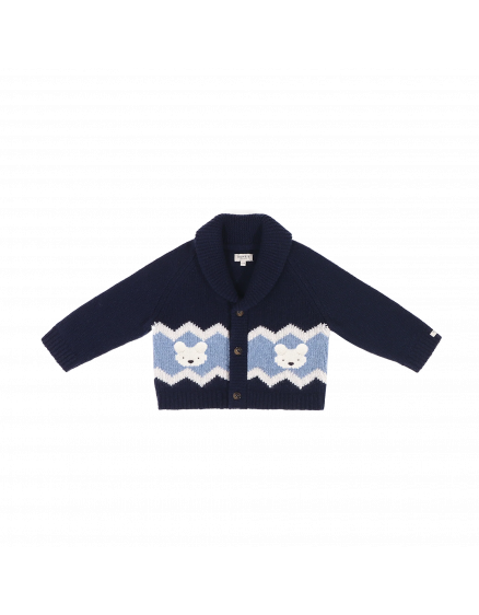 Кардиган Kwinten Polar Bears Navy 2