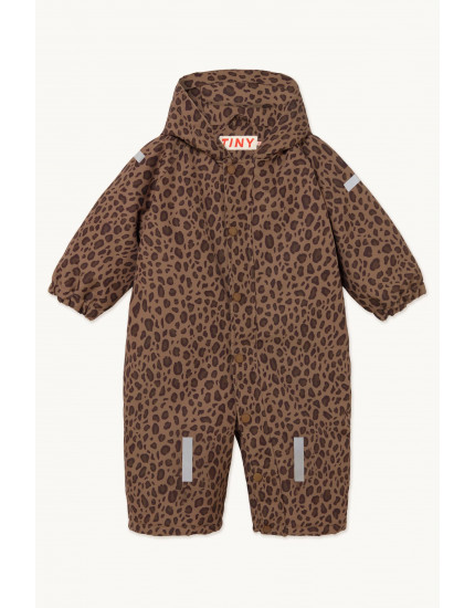 Animal Print Snow One-Piece Mocha