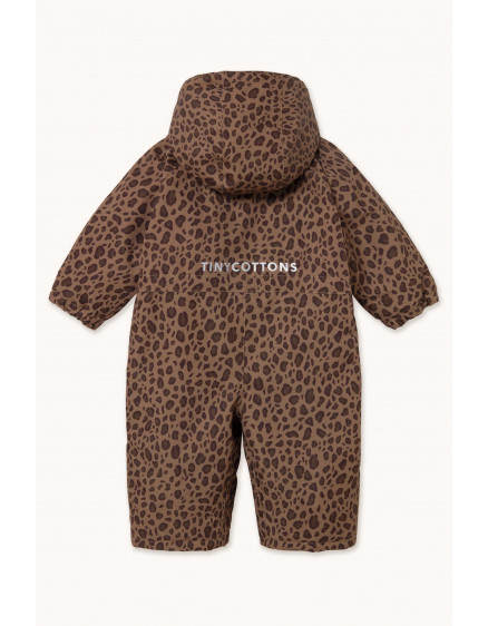 Animal Print Snow One-Piece Mocha 2