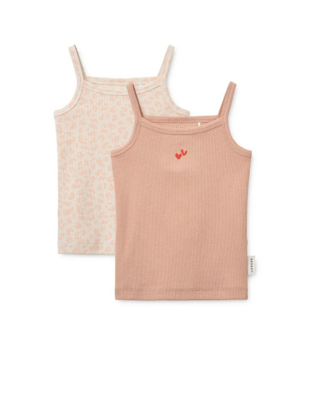 2 х Майки Naomi Rib Leo Pale – 122-128