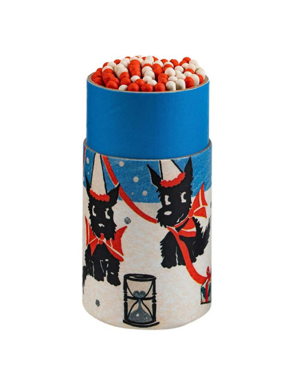 Сірники Festive Scotty Dog Large Cylinder 2