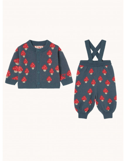 Tiny Mushrooms Baby Set Stone