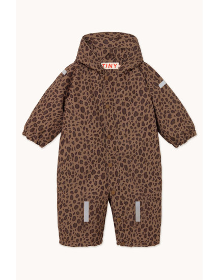 Animal Print Snow ONE-PIECE Mocha 3Y