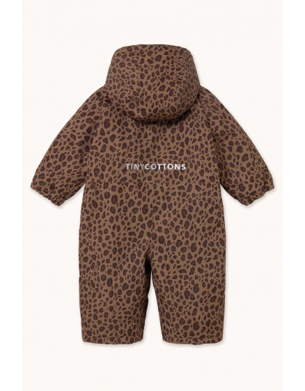 Animal Print Snow ONE-PIECE Mocha 2
