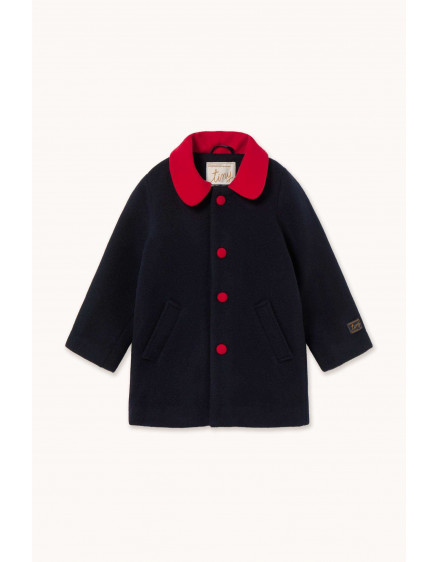 Wool Coat Ink Blue 3