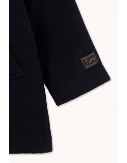 Wool Coat Ink Blue 5