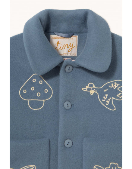 Wool Jacket Denim Blue 4