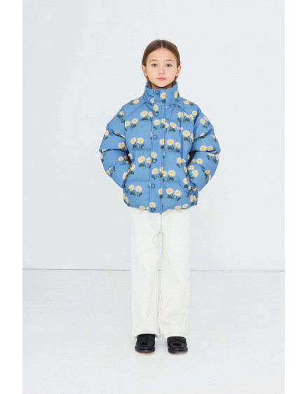 Winter Flowers Jacket Stone 4