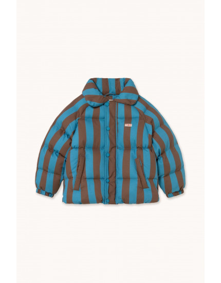 Blue Cacao Stripes Jacket Cayn