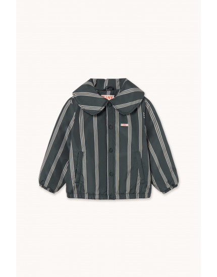 Lines Padded Jacket Ink Blue