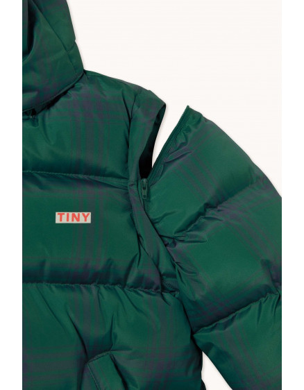 Green Check Padded Jacket Multi 6