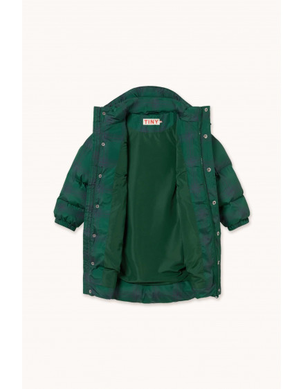 Green Check Padded Jacket Multi 2
