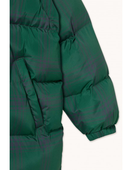Green Check Padded Jacket Multi 4
