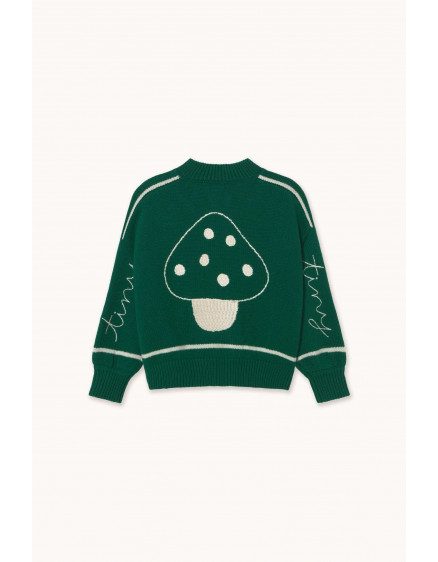 Geese Cardigan Green 2