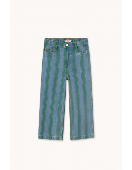 Retro Stripes Denim Pant Wash 2