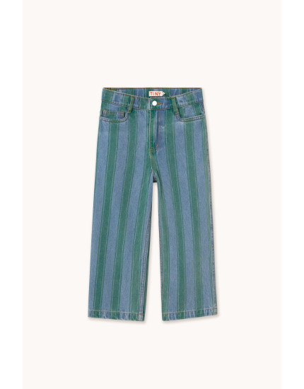 Retro Stripes Denim Pant Wash 2 10Y