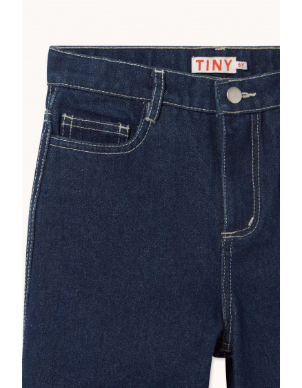 Contrast Red Denim Pant 3