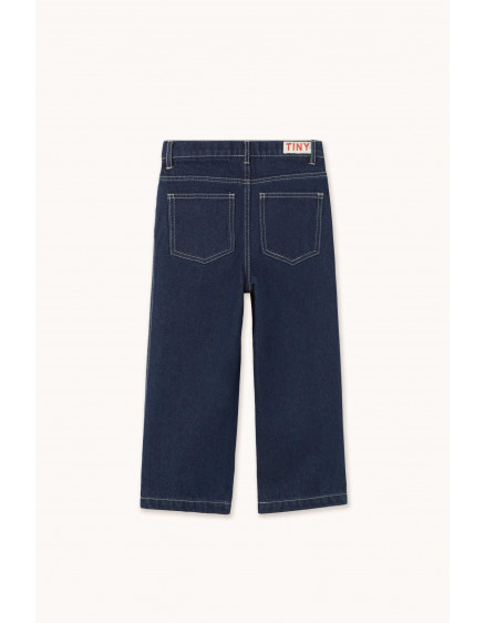 Contrast Red Denim Pant 2