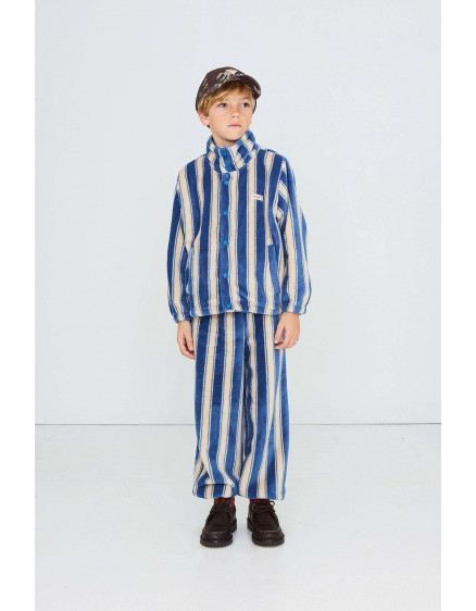 Blue Retro Stripes Polar Set