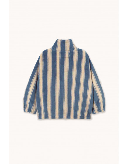 Blue Retro Stripes Polar Set 4