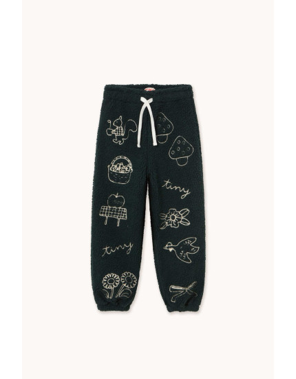 Tiny Aplles Sherpa Pant Blue 3Y