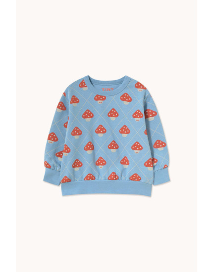 Mushrooms Sweatshirt Blue 2Y