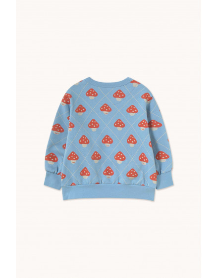 Mushrooms Sweatshirt Blue 2