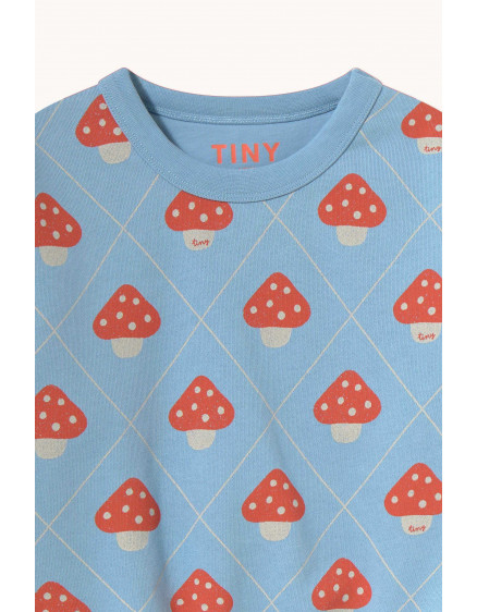 Mushrooms Sweatshirt Blue 3