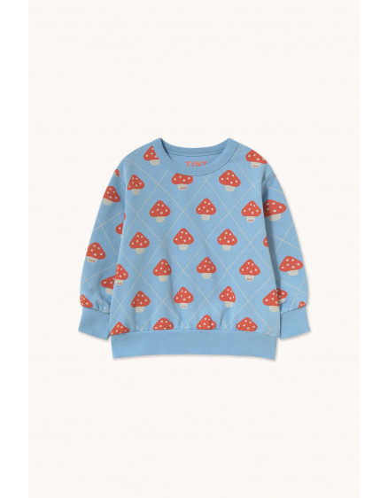 Mushrooms Sweatshirt Blue