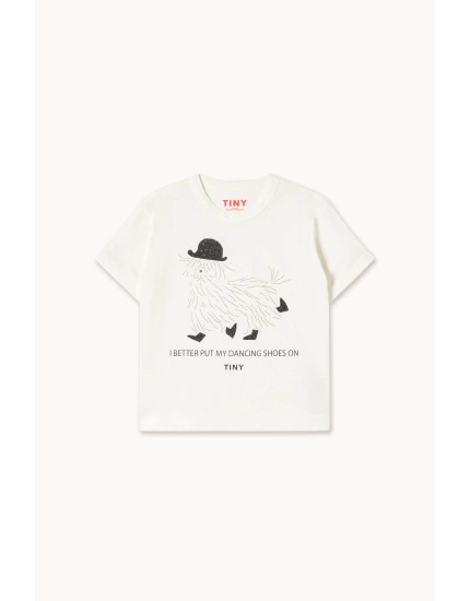 Dancing Shoes Graphic Tee White 10Y