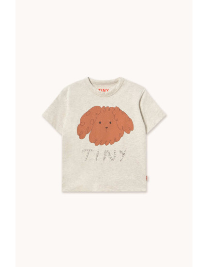 Curly Dog Graphic Tee Cream 10Y