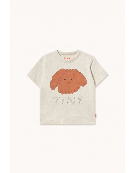 Curly Dog Graphic Tee Cream