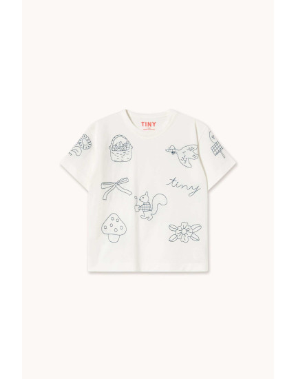 Tiny Apples Tee White 10Y