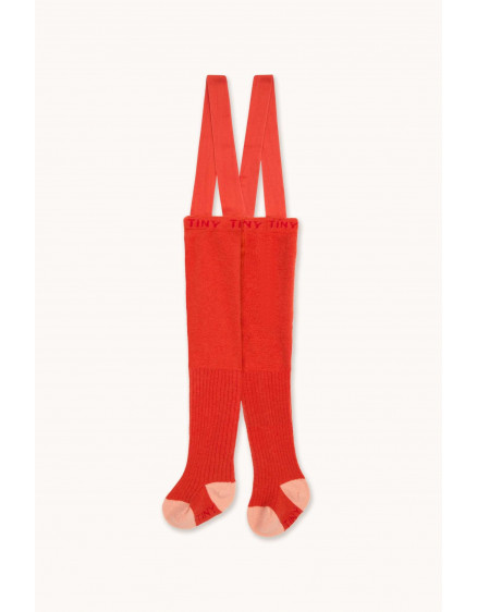 Solid Tights Baby Red 2