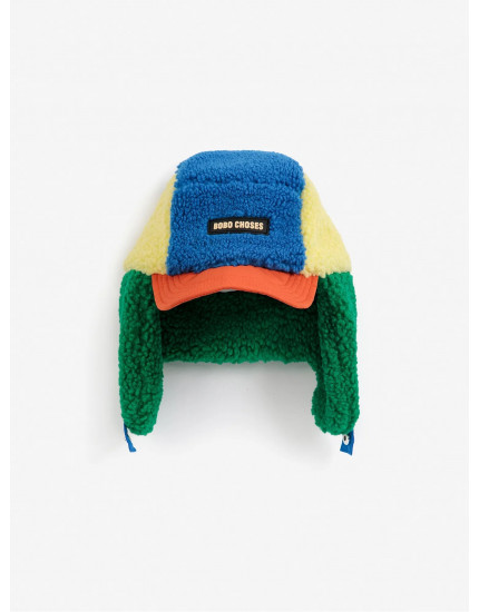 Шапка Color Block Blue Green