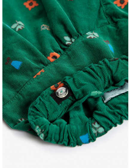 Blossom All Over Corduroy Pants Green 2