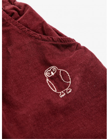 Штани Curious Owl Baby Burgundy  3