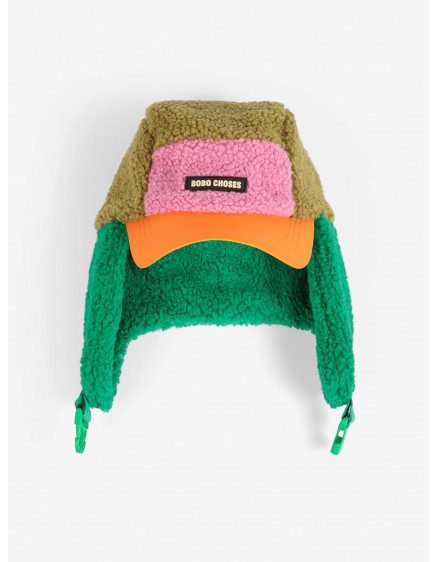 Шапка Color Block Green 2