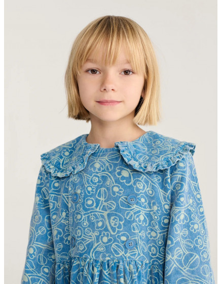 Сукня Sketchy Flowers Blue 4