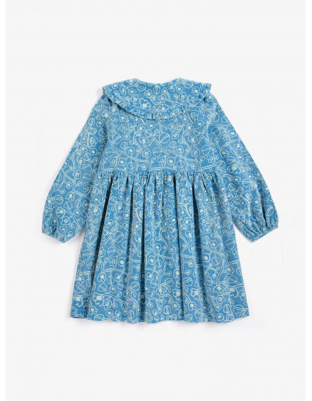 Сукня Sketchy Flowers Blue 3