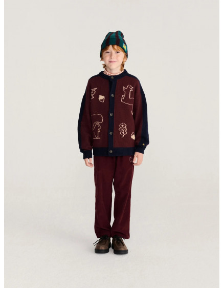 Штани Curious Owl Burgundy 4