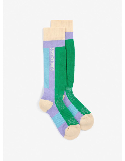 Bobo Choses Ski Long Socks Purple 23-25