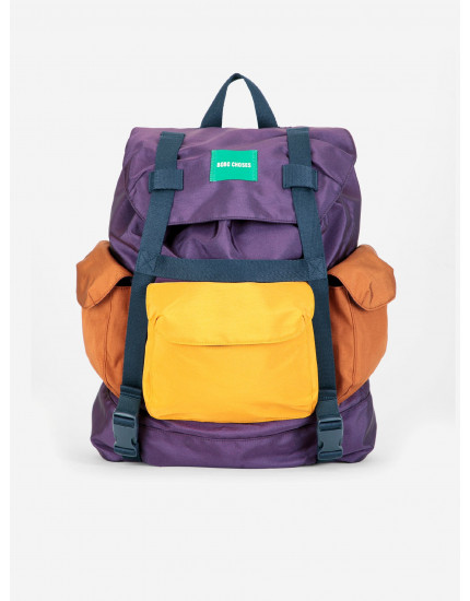 Color Block backpack Violet