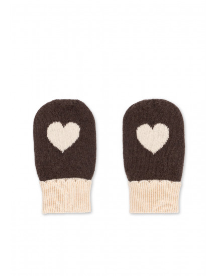 Collette Mittens Chocolate Brown