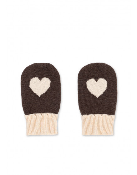 Collette Mittens Chocolate Brown